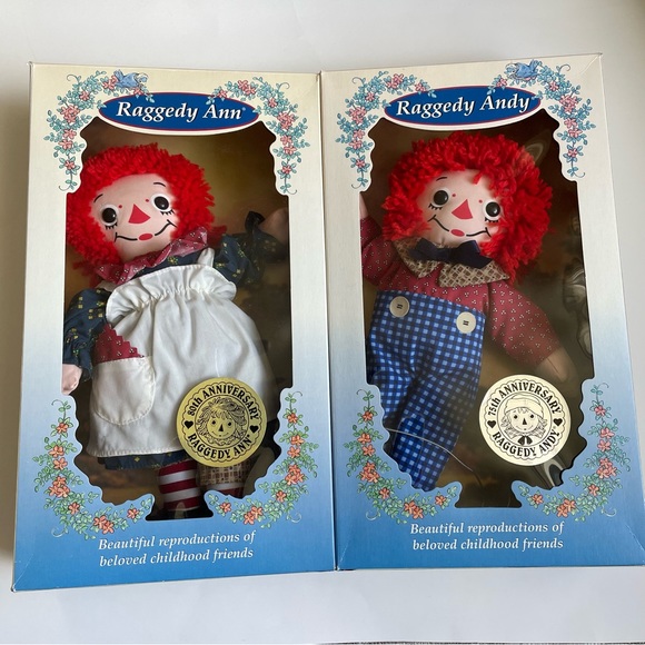 Hasbro | Toys | Vintage 996 Raggedy Ann And Raggedy Andy Commemorative ...